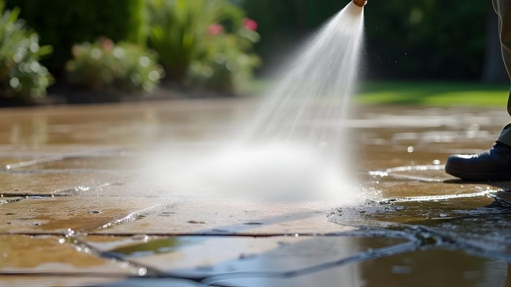 vecteezy pressure washing the patio removing dirt and grime outdoor 61904795 01